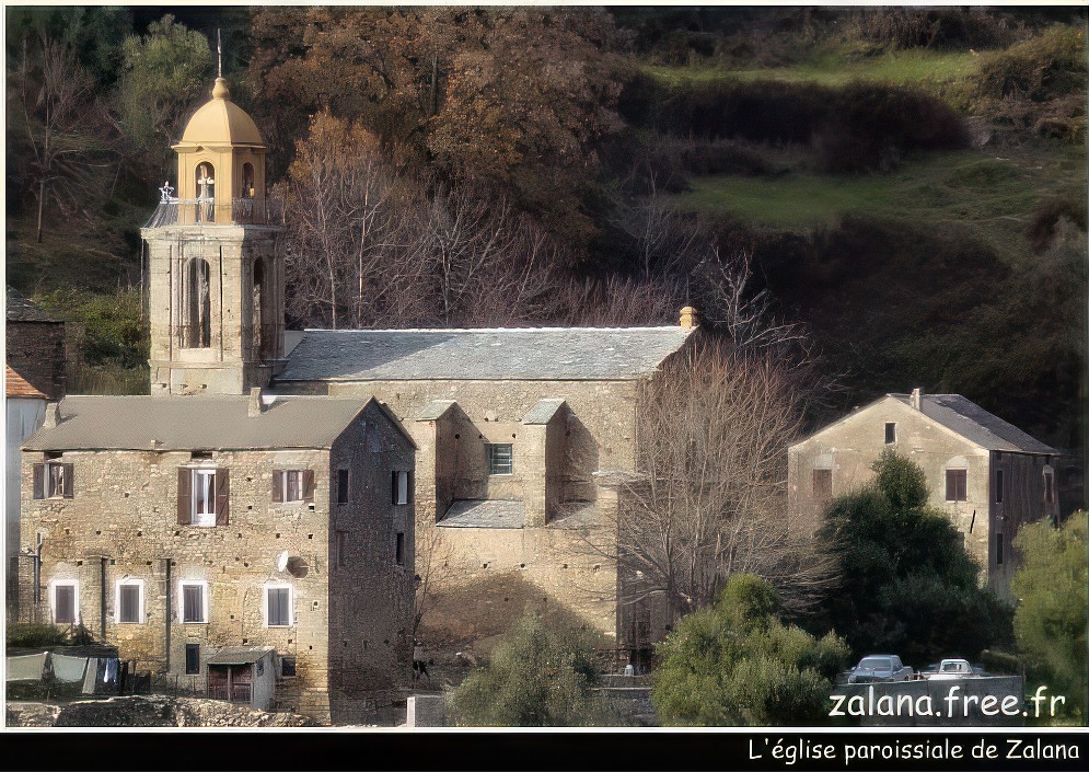 L'Eglise vue de l'Aghjale